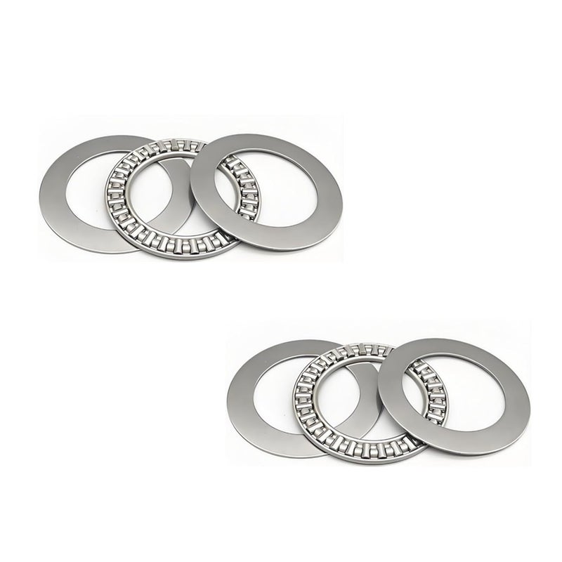 RPS-IND 2 PCS AXK5578 High Precision Thrust Needle Roller Bearings with Washers - Bearing Steel Material - Image 1